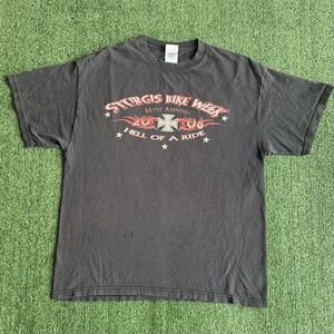 2006 66th Sturgis Bike Week Hog Motorcycle Graphic T-Shirt Men's L Made In USA